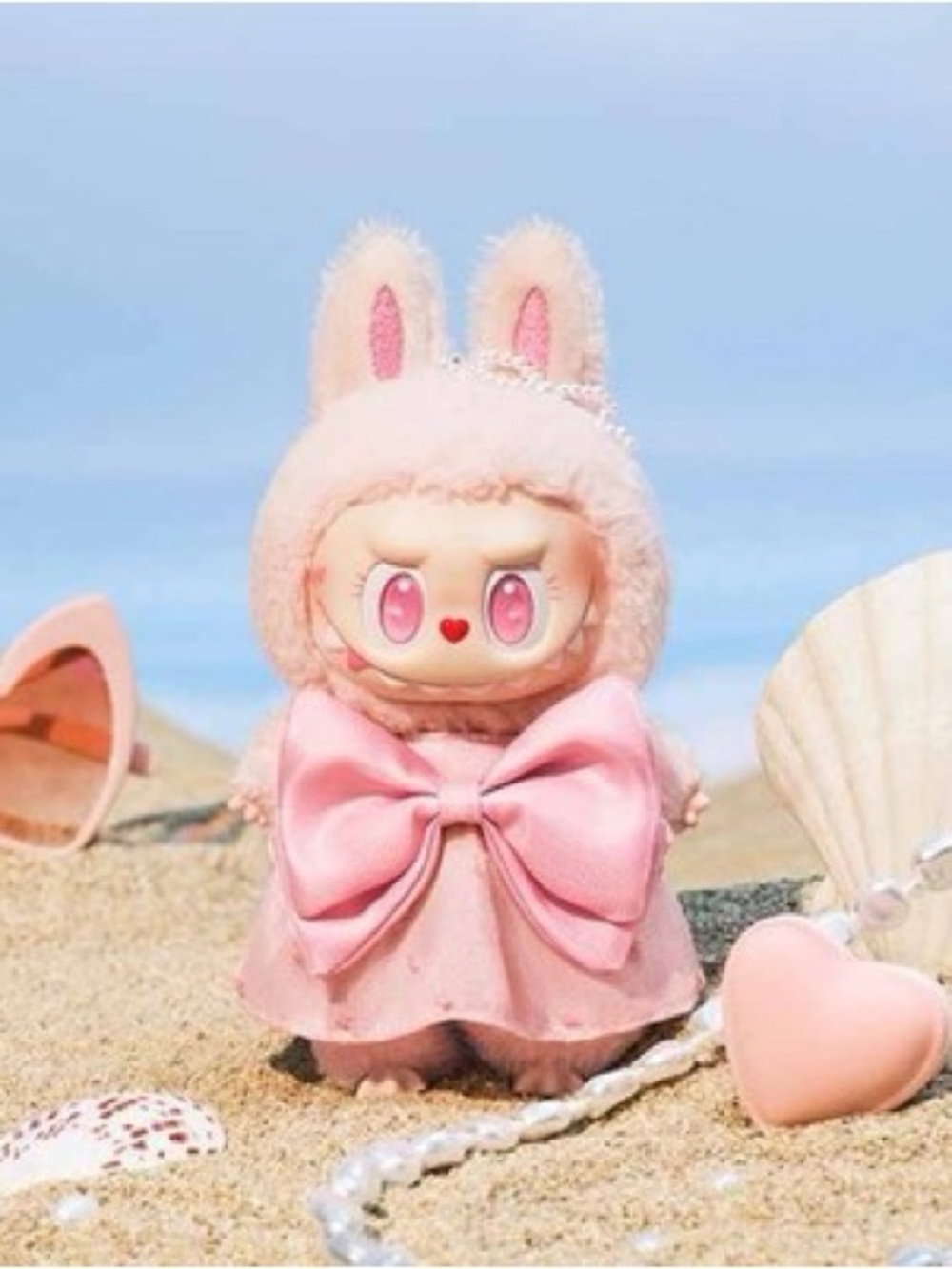 Mokoko Jump Into Summer Pop Mart Pop Land Exclusive Plush Pendant Keychain